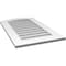 Ekena Millwork Arch Top Surface Mount PVC Gable Vent: Functional, w/ 3-1/2"W x 1"P Standard Frame, 20"W x 34"H GVPAR20X3401SF - alternate 3